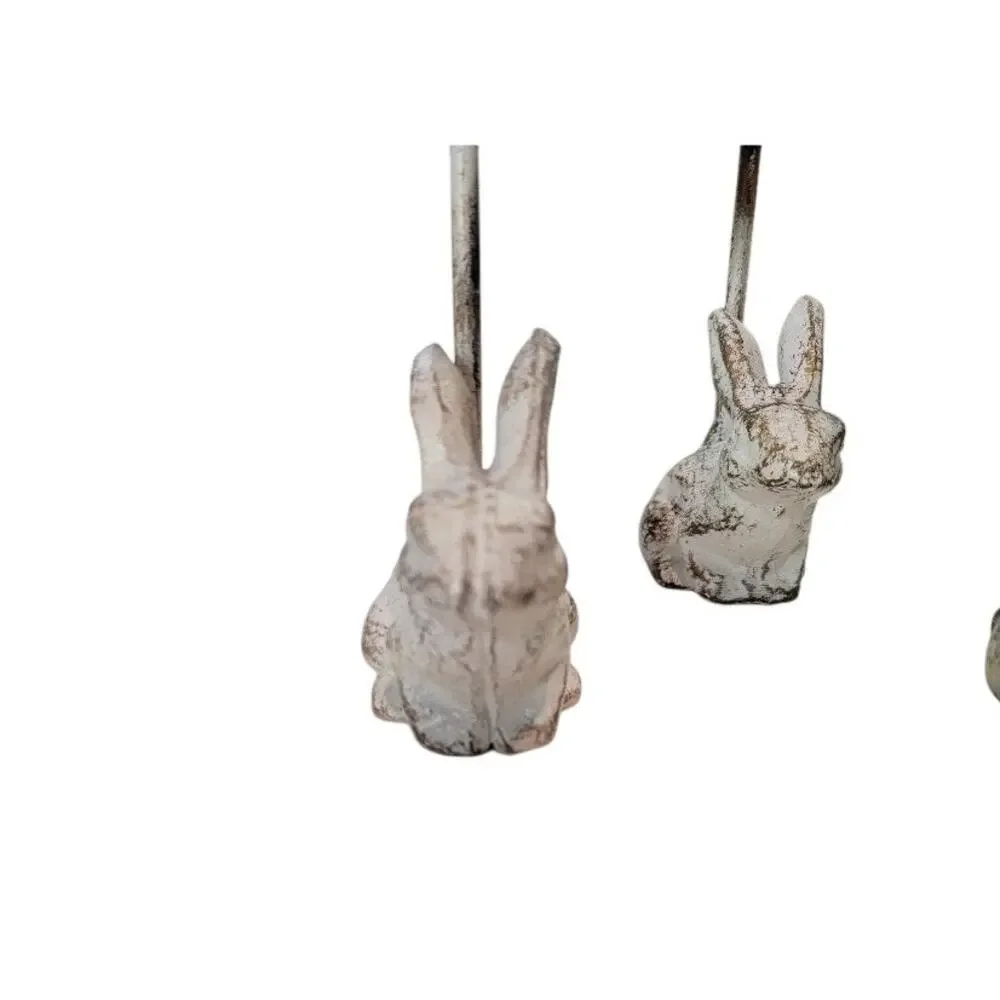 French Country Rabbit Place Card‎ Holder Set of 7 Cottagecore Farmhouse Table